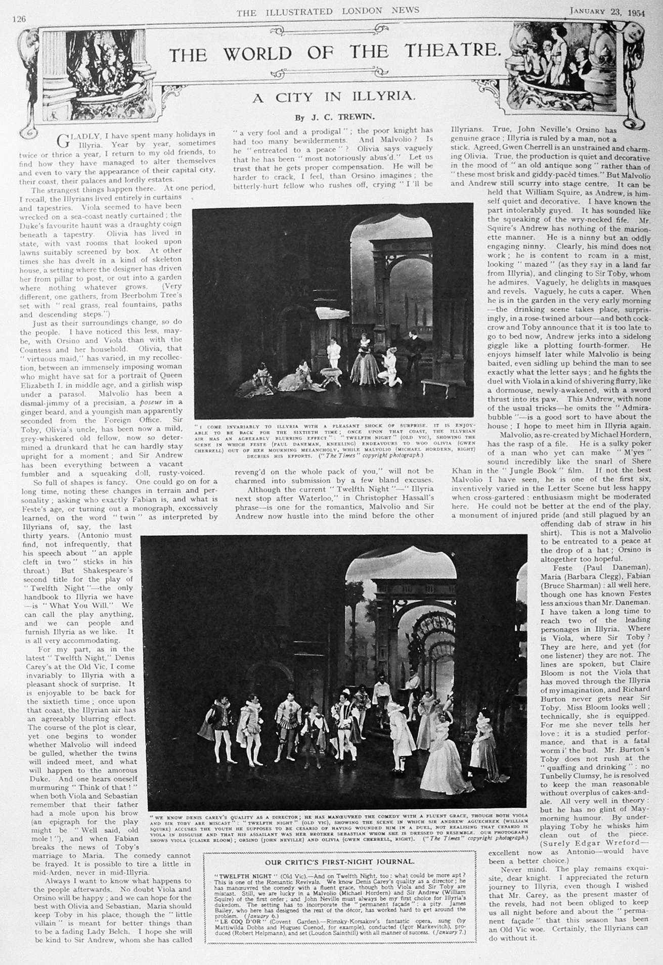 world of the theatre 1954